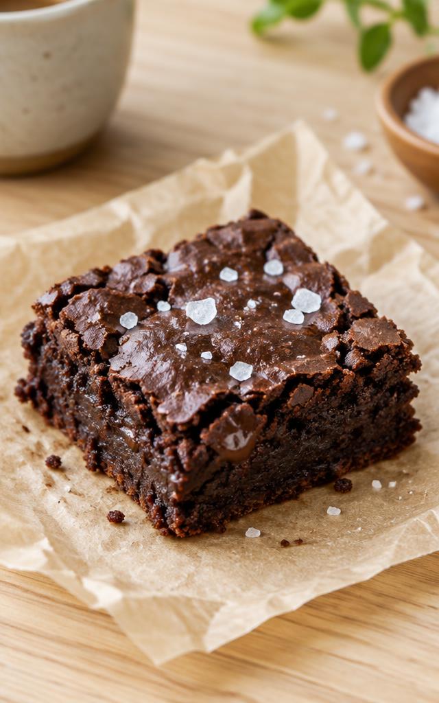 Vegan Dark Chocolate Brownie