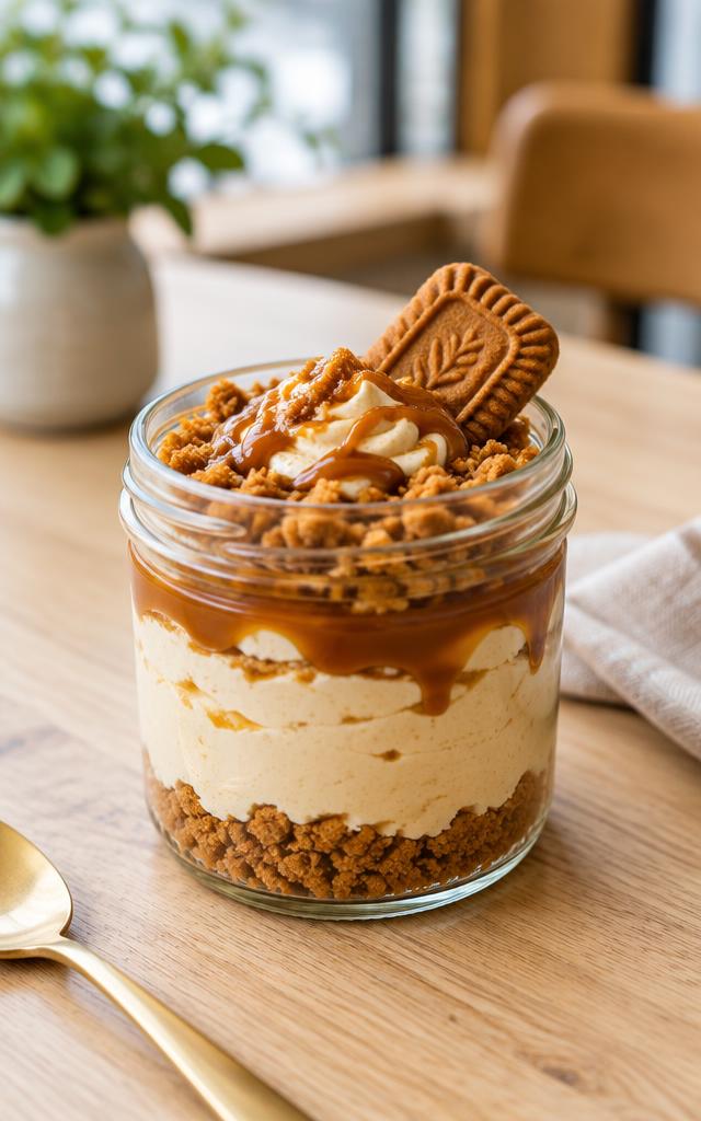 Biscoff Cheesecake Jar